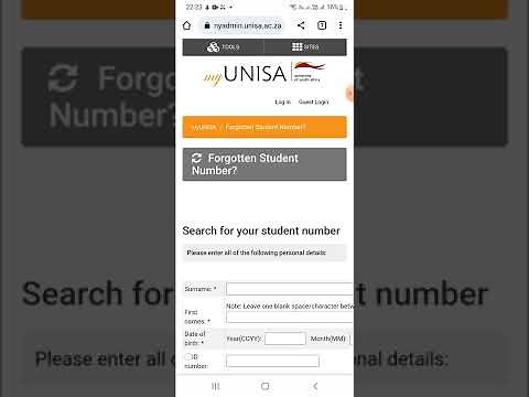 How to recover UNISA lost / forgotten student number | University of South Africa