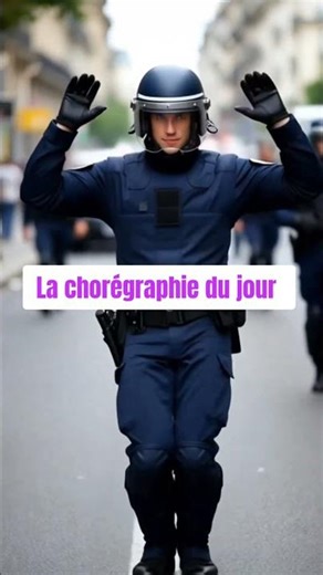 [Humour] Policiers CRS en mode danse 30 💃 #Shorts