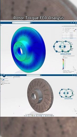 Rotor Torque FEA Analysis