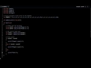 Harvard CS 50 Week 2 - PSET 2 - Scrabble - Solution