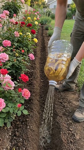 🌿 Give your garden exactly what it craves! Here is your quick guide to getting the most out of your custom plant teas:🌹 For your roses, use banana peel water in the spring and summer during active blooming. Apply about 1 to 2 cups directly at the base of the plant every 2 to 4 weeks to give them a sweet nutritional boost.🌷 Tulips thrive on bone meal water, which is best given in early spring as the first shoots emerge. Simply pour 1 cup over each bulb cluster just once or twice per season to