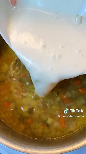 Creamy Dill Pickle & Potato Soup 😋 Zupa Ogorkowa 🇵🇱 2 tablespoons butter — or olive oil 1 large finely diced yellow onion 1 large finely diced and peeled carrot 1 large finely diced celery stalk 4 large (200grams) finely diced garlic dill pickles — or any you like 1/2 cup (120ml) pickle juice 3 peeled and finely cubed yellow potatoes (400 grams) 5 cups vegetable stock — low sodium or unsalted 1 cup (250ml) sour cream — full fat 1 heaping tablespoon all-purpose flour 1/2 cup fresh finely chopp