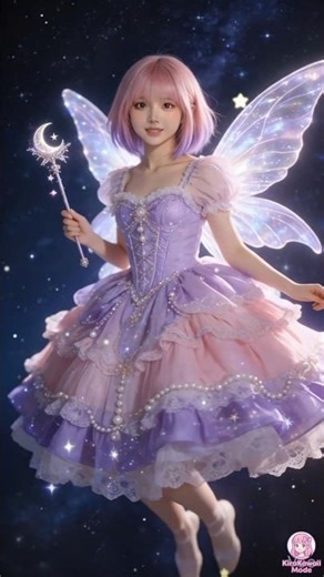 Kira's Starry Magic Transformation ✨🧚‍♀️ | Magical Girl Dress Up #Shorts