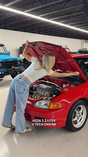 1993 Honda Civic EG Hatchback with a performance built 2.2L H22A! Available for sale Car Cave USA Click the link in our bio for pricing, detailed description, pictures, and a full walk around video. #hondanation #civiceg6 #civichatchback | Car Cave USA