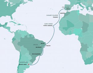 Transatlantic - Norwegian Cruise Line (17 Night Cruise from Lisbon to Buenos Aires)