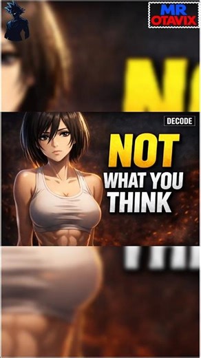 Mikasa Is Not What You Think 😳 | DECODE. #Mikasa #AttackOnTitan#Anime#Decode#Otaku #weeb #eren.
