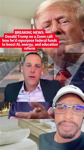 Donald Trump on a Zoom call: how he'd repurpose federal funds to boost AI, energy, and education reform #Trump #policy #AI #educationreform #EnergyPolicy #fyp #foryou #storytime #pov #tiktok #story #fypシ #viral