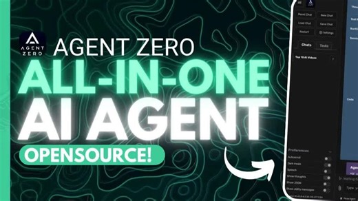 Agent Zero：全能AI超级助手，无所不能！（开源免费）