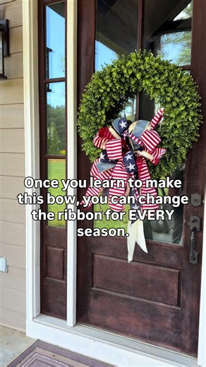How to Make a Bow: Easy 2 Loops 1 Tail Wired Ribbon Method