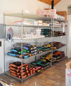 [Hot Item] Heavy Duty Chrome Metal Retail Store Display Rack