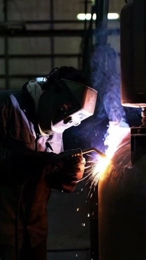 Smart idea of connecting iron using laser machine #shorts