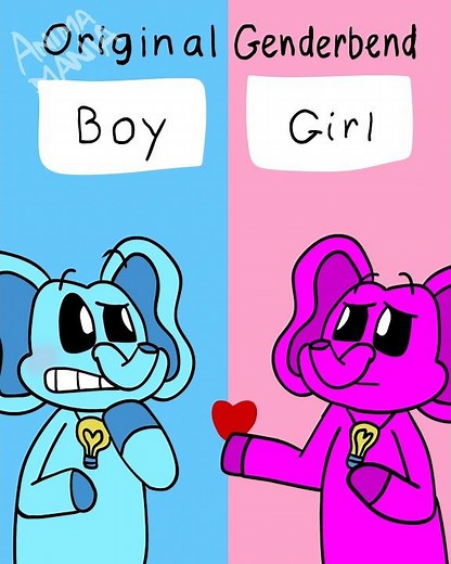 Smiling Critters GENDERBEND CHARACTERS