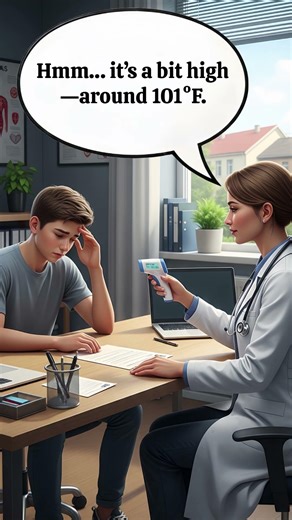 Doctor Visit Conversation in English 🇺🇸 | Speak Like a Native | Dues English #Shorts