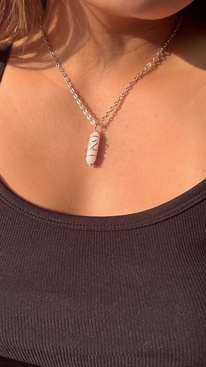 Reply to @duloxetine.then.scream which one do you guys prefer?? 🥰 #jeweledbychey #smallbusiness #crystals #rosequartz #handmadejewelry #fypシ