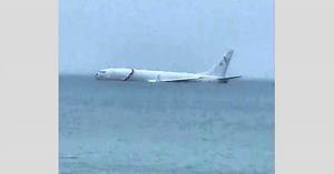 Navy surveillance plane overshoots Marine base in Hawaii, ends up in bay