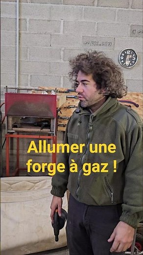 Allumer une forge à gaz ! #astuce #bricolage #forge #metal #metalworking
