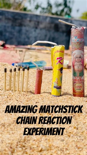 Amazing Matchstick Chain Reaction Experiment | #noads