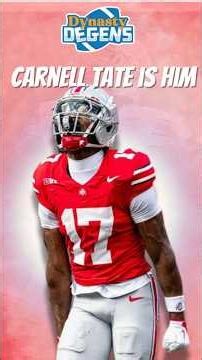 Carnell Tate is HIM | RayGQue's WR1 in 2026