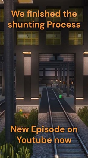 I finished shunting in my Minecraft Create Train Base #train #gaming #minecraft #railway #createmod