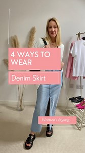 So Many Outfits For The New Spring Style Trend - The Denim Skirt. Here’s just 4 ways how I’m wearing and styling mine if you’re needing some style inspiration: 1. Simple style for dress down work days and lunch dates. 2. Styled up with blazer and heels for smarter work meetings and lunches. 3. Casual and everyday look for the school run as well as doing errands. I’d also wear it like this for lunch dates with the girls depending on the mood. 4. Date night. But in this case Ive kept the look casu