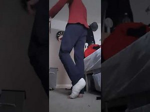 My injured re sprained ankle