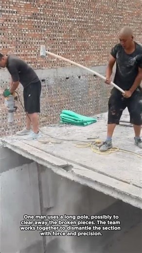Concrete Demolition with Jackhammers