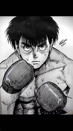 Hajime no Ippo Manga Art and Boxing Scenes