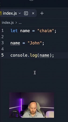 Let VS Const in JavaScript