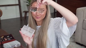 YOCTOSUN LED Headband Magnifier, Rechargeable Illuminated Magnifying Visor -1X to 14X Zoom, Hands Free Head Mounted Magnifying Glasses with Lights for Close Work, Sewing, Crafts, Jewelry, Watch Repair