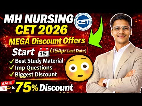 Mh Nursing Cet 2026 | MEGA Offers Start 🥳| Strategy & Preparation | Batch & Classes | Imp Questions 