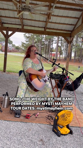 SONG: THE WEIGHT BY THE BAND PERFORMED BY MYSTI MAYHEM TOUR DATES: mystimayhem .com #theweight #coversong #mystimayhem #livemusic #theband #rockmusic #bluesmusic #guitarist #singer #millstonecreekorchard #ramseurnc | Mysti Mayhem