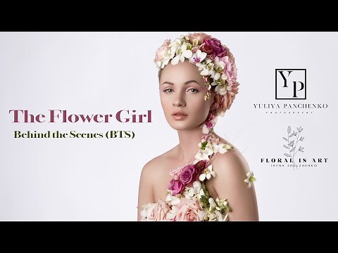 Botanical Beauty | Flower Girl Portrait Photography | Wearable Flowers.
