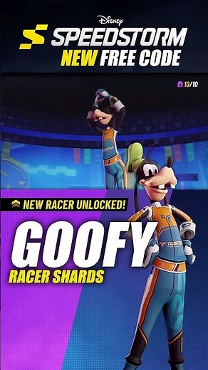 DECEMBER 2025 - NEW FREE CODE - Unlock Goofy Racer Shards + Disney Speedstorm 16 17 #goofy