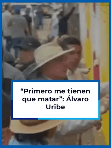 Uribe calificó el hecho como una “provocación de violencia” y advirtió que no aceptará este tipo de escenarios en su contra #HoyEnBlu