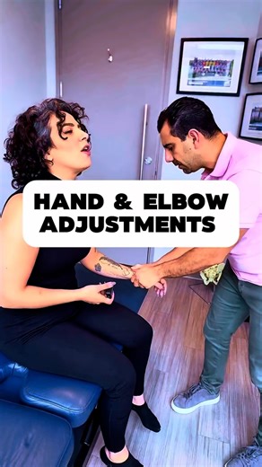 Precise hand, wrist, elbow, and finger adjustments help restore joint mobility, reduce tension, and improve overall function. Each audible release signals a change in joint pressure. It can also be quite satisfying 🔥 #chiropracticcare #jointmobility #manualtherapytechniques #osteopath #asmr #pop #satisfy #handtherapy | Dr. Soroush Khoshroo