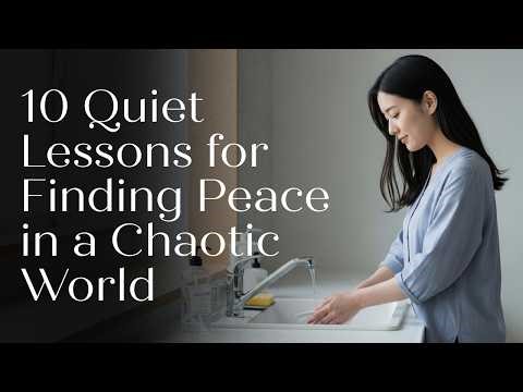 10 Quiet Lessons for Finding Peace in a Chaotic World | Japanese minimalism