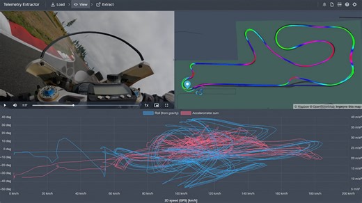 Telemetry Extractor: export data from your action camera and create maps, charts, and more