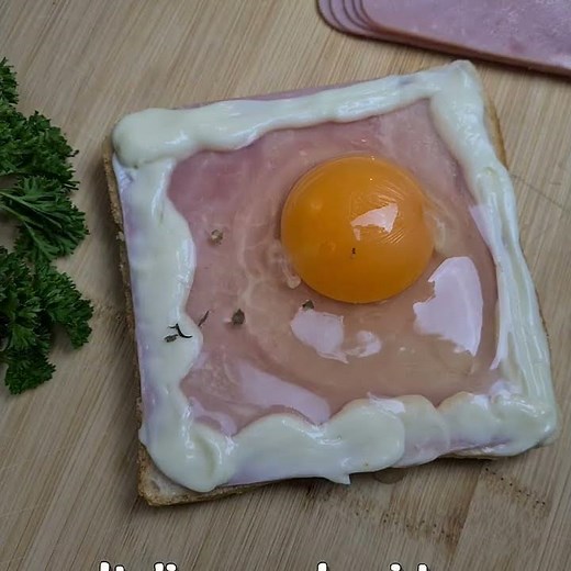 Simpel broodje ei uit de Airfryer