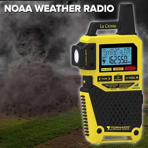 1K reactions · 268 shares | Keep your family safe and informed with an easy to use NOAA Weather Radio. Now on sale! | La Crosse Technology | Facebook