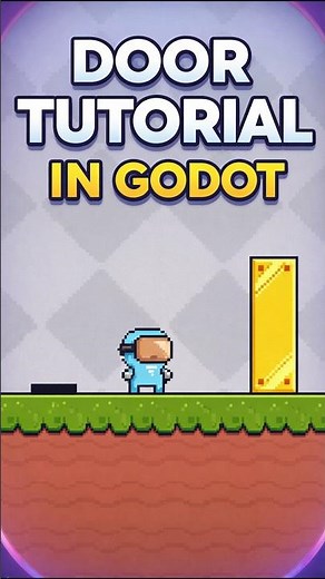 How to Make a Door in Godot 4 (Easy Tutorial) 🚪 | 60 Seconds #tutorial #shorts