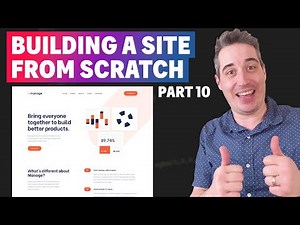Build a responsive website with HTML & CSS | Part ten: fixing the nav and adding the blobs