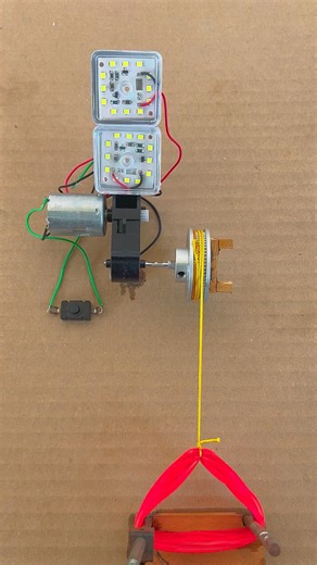 Powering EB METER LIGHT using rubber toy engine#shorts#trendingshorts