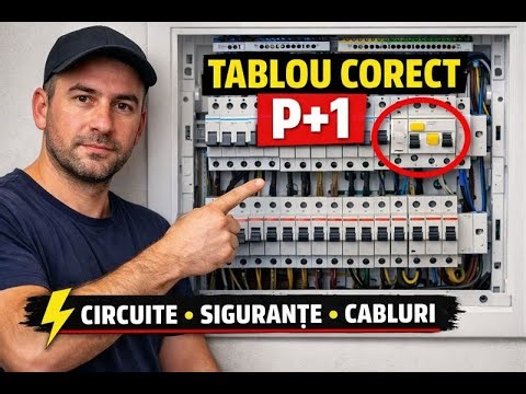 Circuite Parter+etaj #electrica #instalatiielectrice #diferentiale #sigurante #circuiteelectric