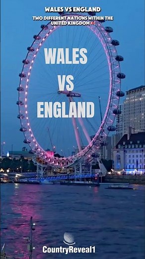 Wales and England: Different Nations, One United Kingdom 🇬🇧"#countrycomparison#wales#england
