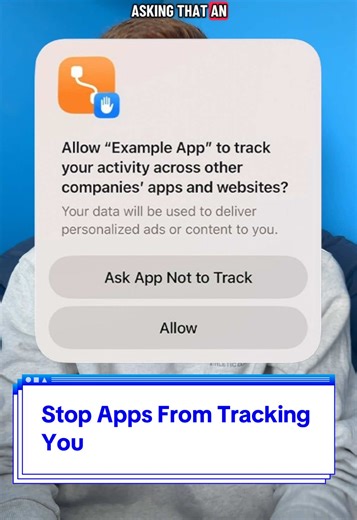 Stop apps from tracking you on iPhone 🚫 This turns off those annoying “Allow Tracking?” pop-ups for good. Your data, your rules. 🔒📱 #iPhoneTips #Privacy #AppleTips #iOS26 #TechTok