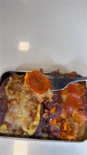 Sweet Potato “Pizza” 🍠🔥 (42g Protein Each)