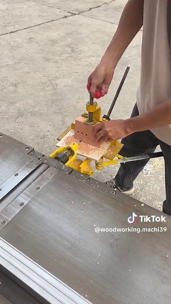Woodworking machinery on TikTok
