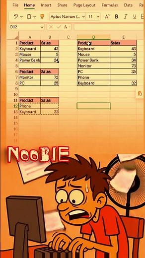 Consolidate Multiple Tables into One: GUI & Power Query excelProTips