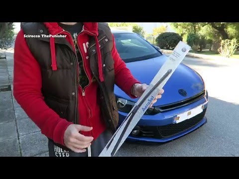 How to Replace Windshield Wipers Blades VW Scirocco