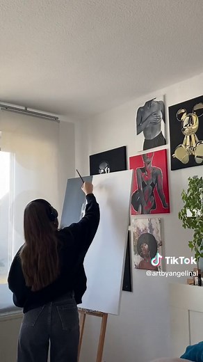 Art Canvas Priming Process | Painting Process on Canvas